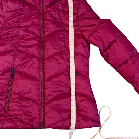 Barbour Gangway Quilted Zip Puffer Coat Jacket Women’s 6 Fuchsia Deep Pink Navy - Picture 12 of 14